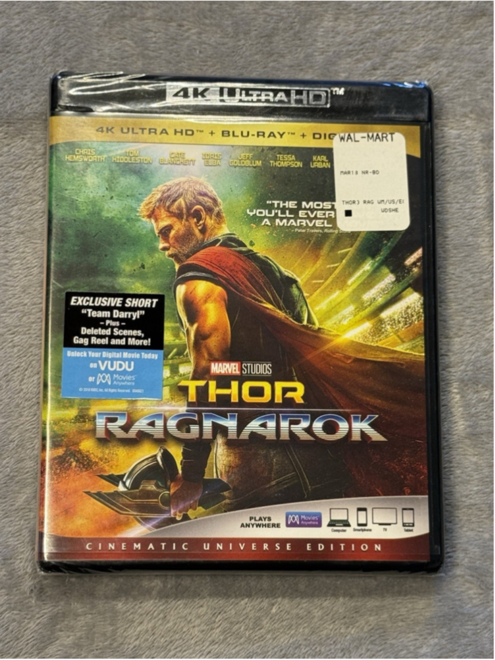 Thor: Ragnarok 4k Ultra HD NWT